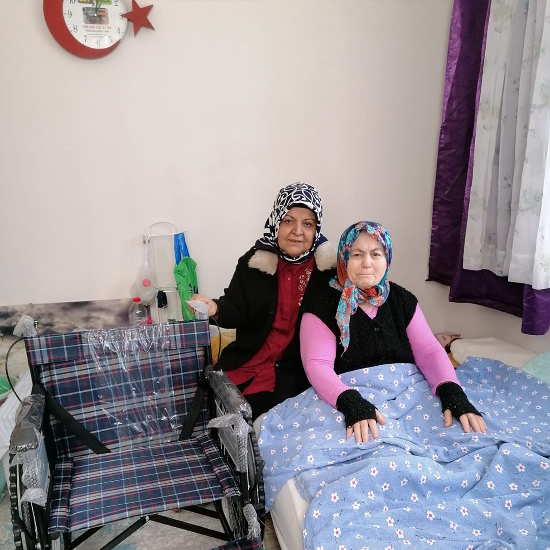 Hasta üyelerimizi evlerinde ziyaret ettik